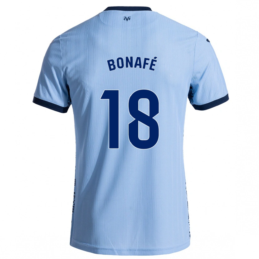 DanxenキッズCésar Bonafé#18スカイブルーアウェイシャツ2024/25ジャージーユニフォーム