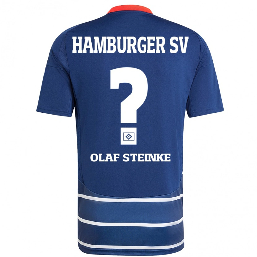 DanxenキッズEric Olaf Steinke#0ダークブルーアウェイシャツ2024/25ジャージーユニフォーム