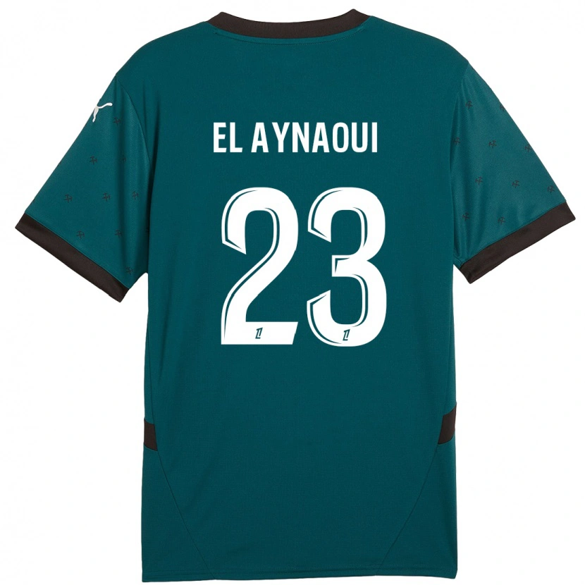 Danxenキッズニール・L・アイナウィ#23ダークグリーンアウェイシャツ2024/25ジャージーユニフォーム
