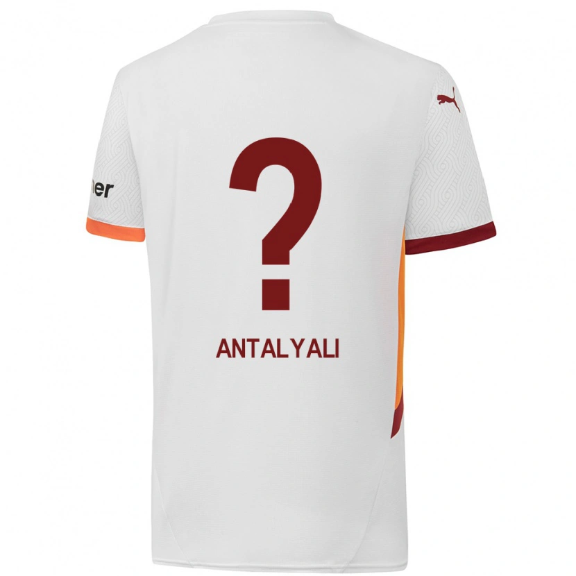 Danxenキッズタイラン・アンタルヤル#0白 黄 赤アウェイシャツ2024/25ジャージーユニフォーム