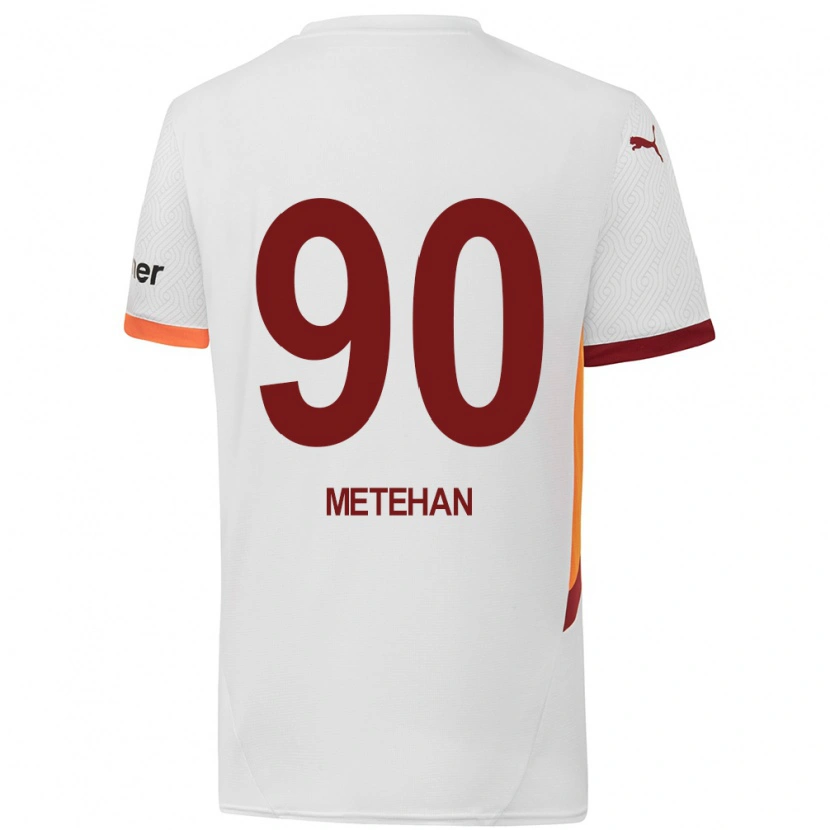 Danxenキッズメテハン・バルタチ#90白 黄 赤アウェイシャツ2024/25ジャージーユニフォーム
