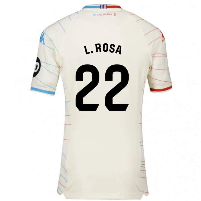 Danxenキッズルーカス・オリヴェイラ・ローザ#22白 赤 青アウェイシャツ2024/25ジャージーユニフォーム