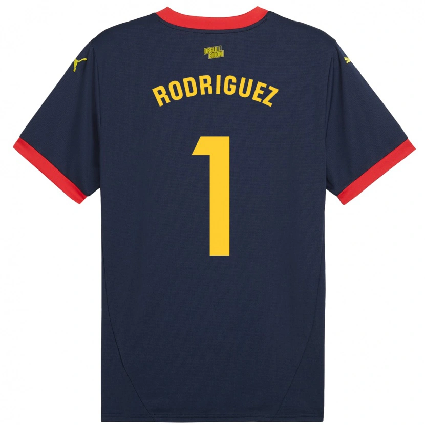 Danxenキッズマリア・ロドリゲス#1ネイビーレッドアウェイシャツ2024/25ジャージーユニフォーム