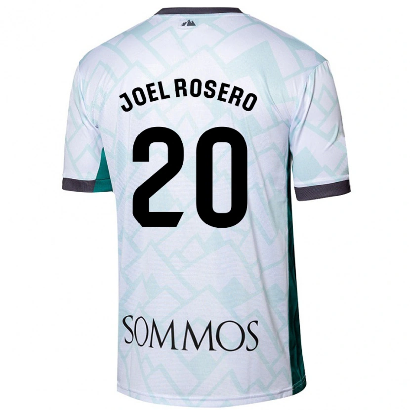 Danxenキッズアレクシス・ジョエル・ロセロ#20白緑アウェイシャツ2024/25ジャージーユニフォーム