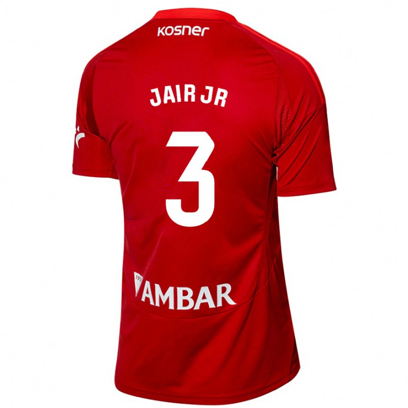 Danxenキッズジャイール・アマドール#3ホワイト ブルーアウェイシャツ2024/25ジャージーユニフォーム