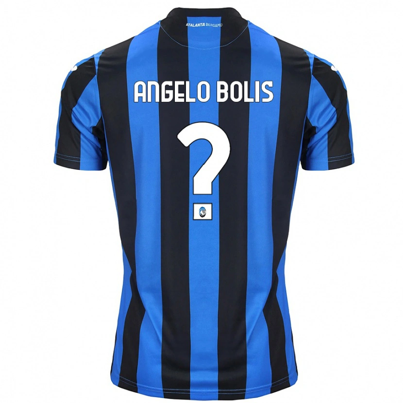 DanxenメンズTommaso Angelo Bolis#0青黒ホームシャツ2024/25ジャージーユニフォーム