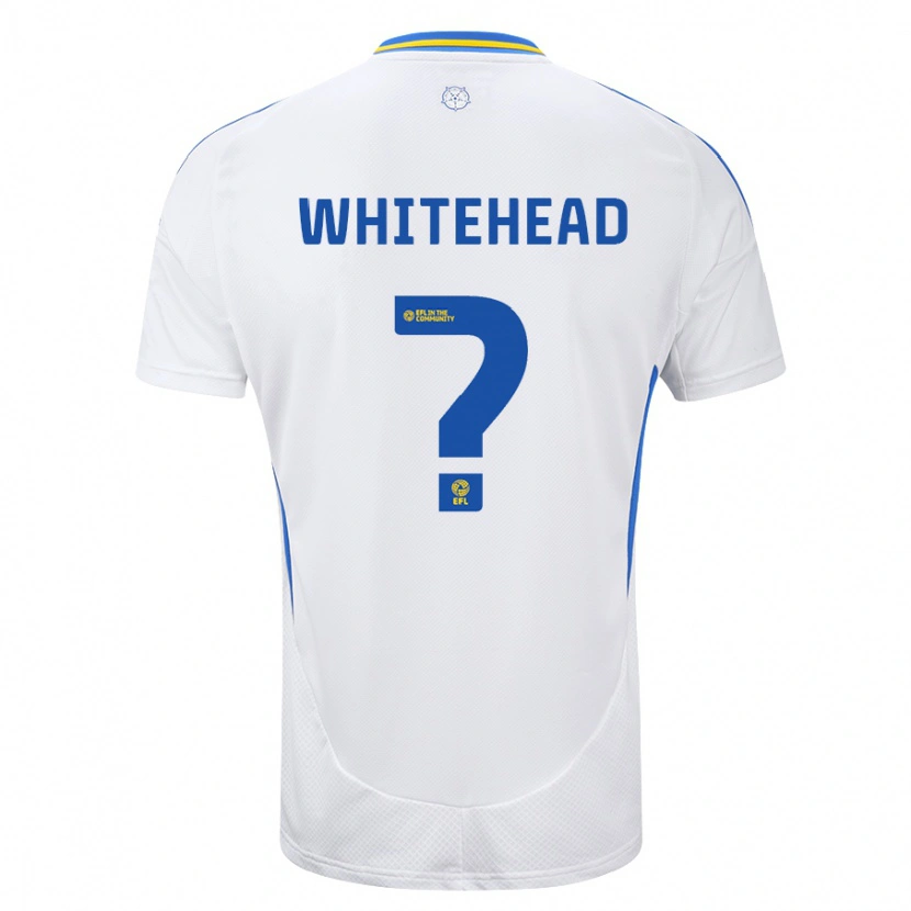 DanxenメンズLouie Whitehead#0ホワイト ブルーホームシャツ2024/25ジャージーユニフォーム