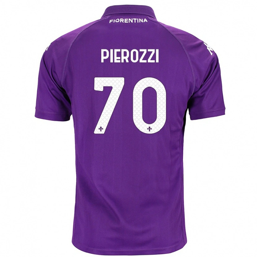 DanxenメンズNiccolò Pierozzi#70紫ホームシャツ2024/25ジャージーユニフォーム