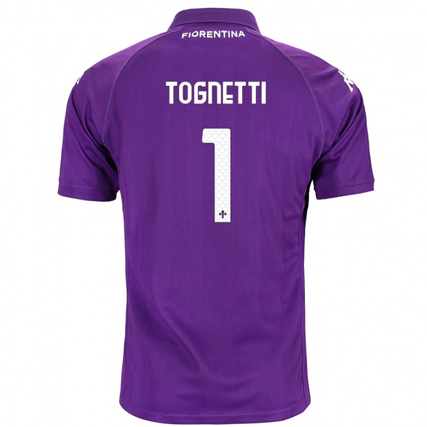 DanxenメンズLaerte Tognetti#1紫ホームシャツ2024/25ジャージーユニフォーム
