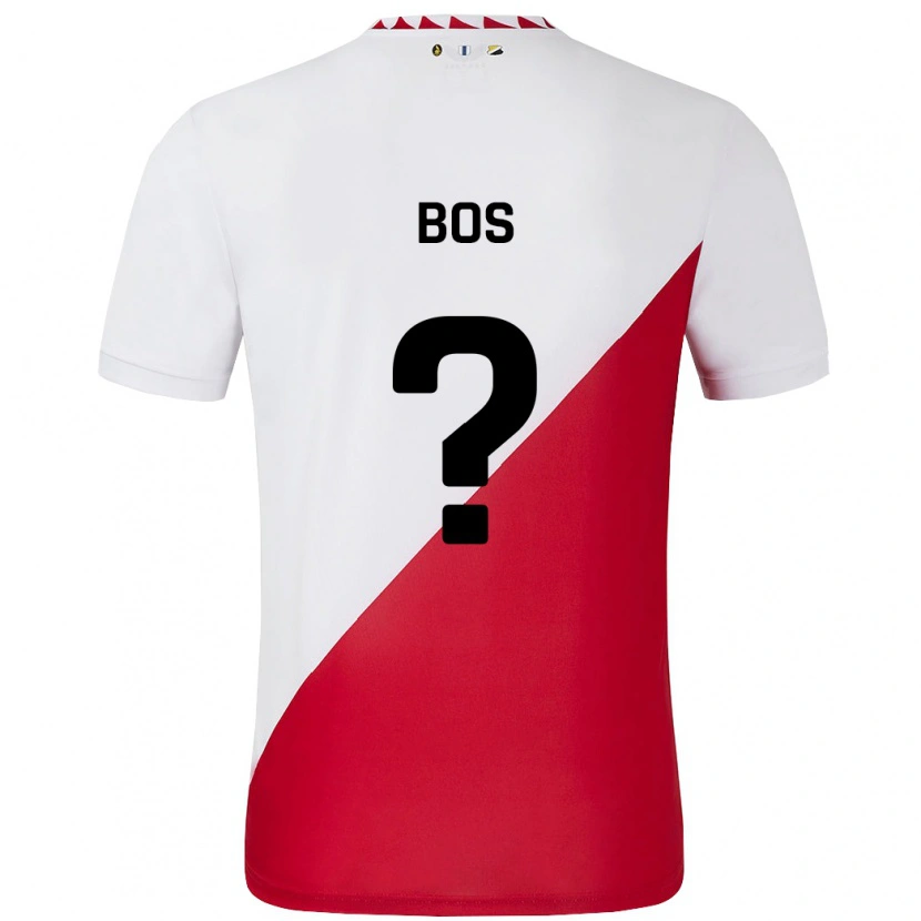 DanxenメンズTorben Bos#0白 赤ホームシャツ2024/25ジャージーユニフォーム