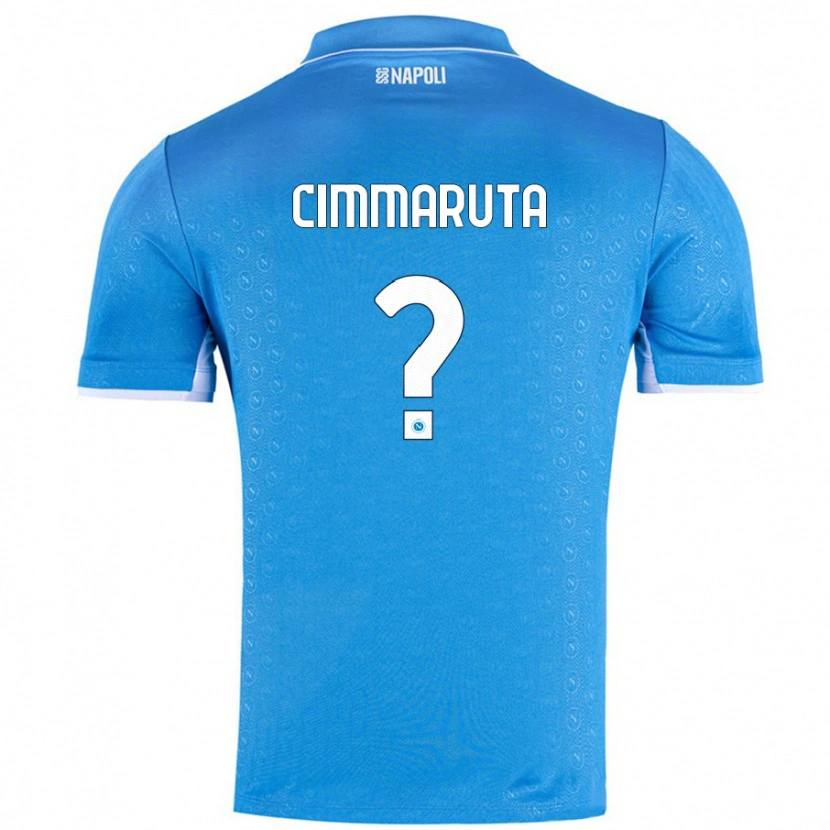 DanxenメンズAntonio Cimmaruta#0スカイブルーホームシャツ2024/25ジャージーユニフォーム