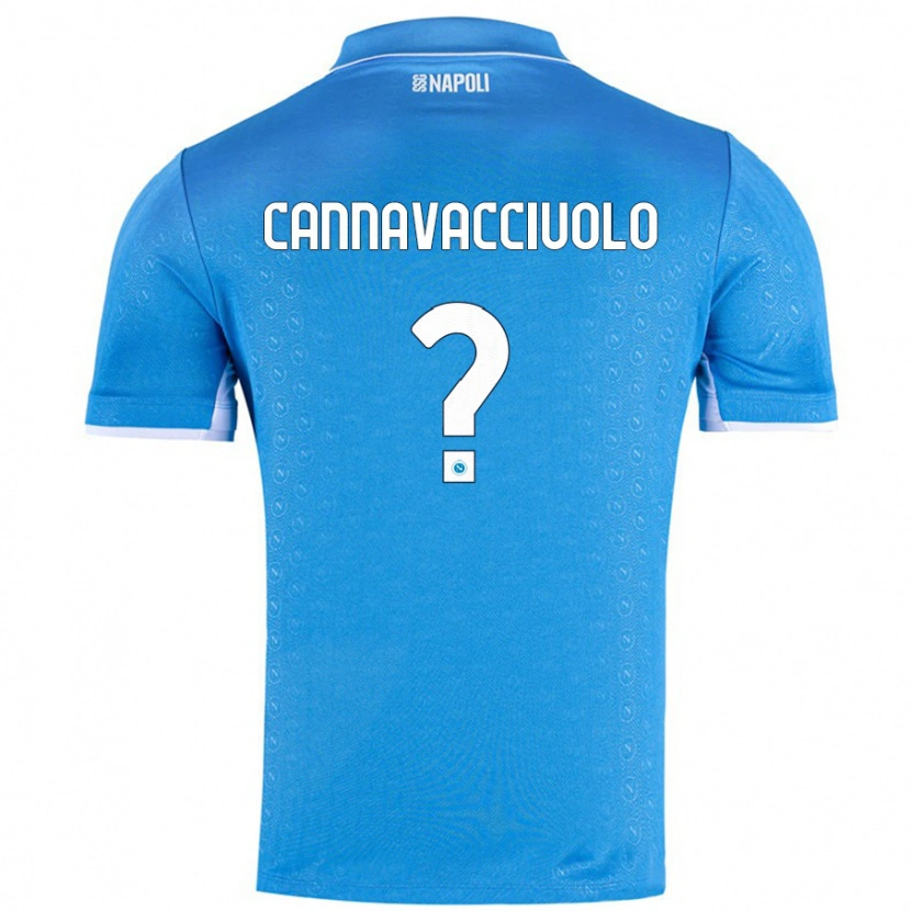 DanxenメンズLuigi Pio Cannavacciuolo#0スカイブルーホームシャツ2024/25ジャージーユニフォーム