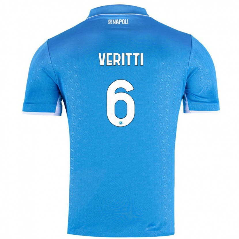 DanxenメンズFederica Veritti#6スカイブルーホームシャツ2024/25ジャージーユニフォーム