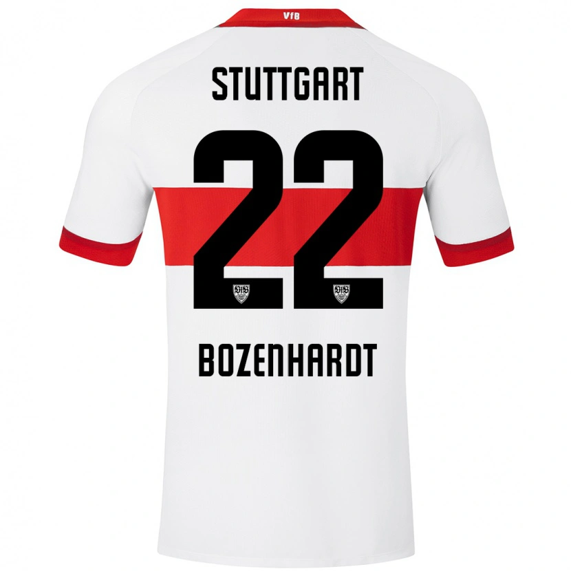 DanxenメンズLaura Bozenhardt#22白 赤ホームシャツ2024/25ジャージーユニフォーム