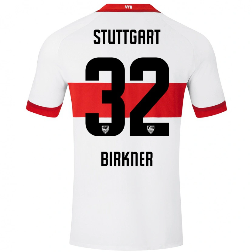 DanxenメンズHanna Birkner#32白 赤ホームシャツ2024/25ジャージーユニフォーム