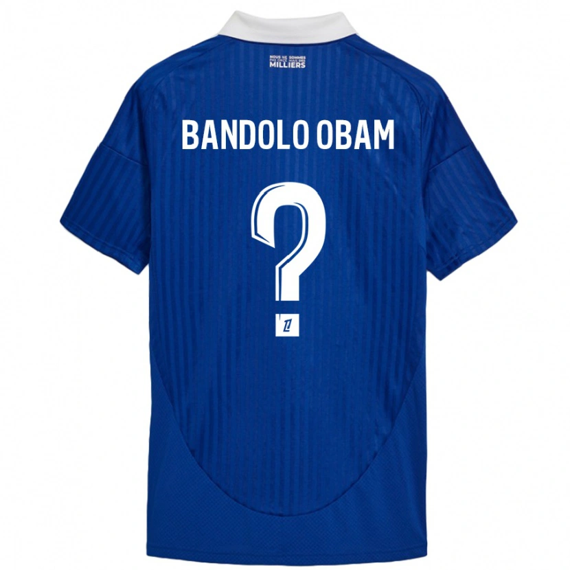 DanxenメンズRandy Bandolo Obam#0ブルーホワイトホームシャツ2024/25ジャージーユニフォーム