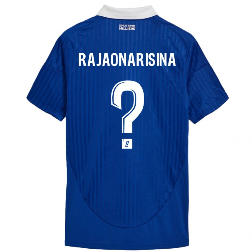 DanxenメンズNoah Rajaonarisina#0ブルーホワイトホームシャツ2024/25ジャージーユニフォーム