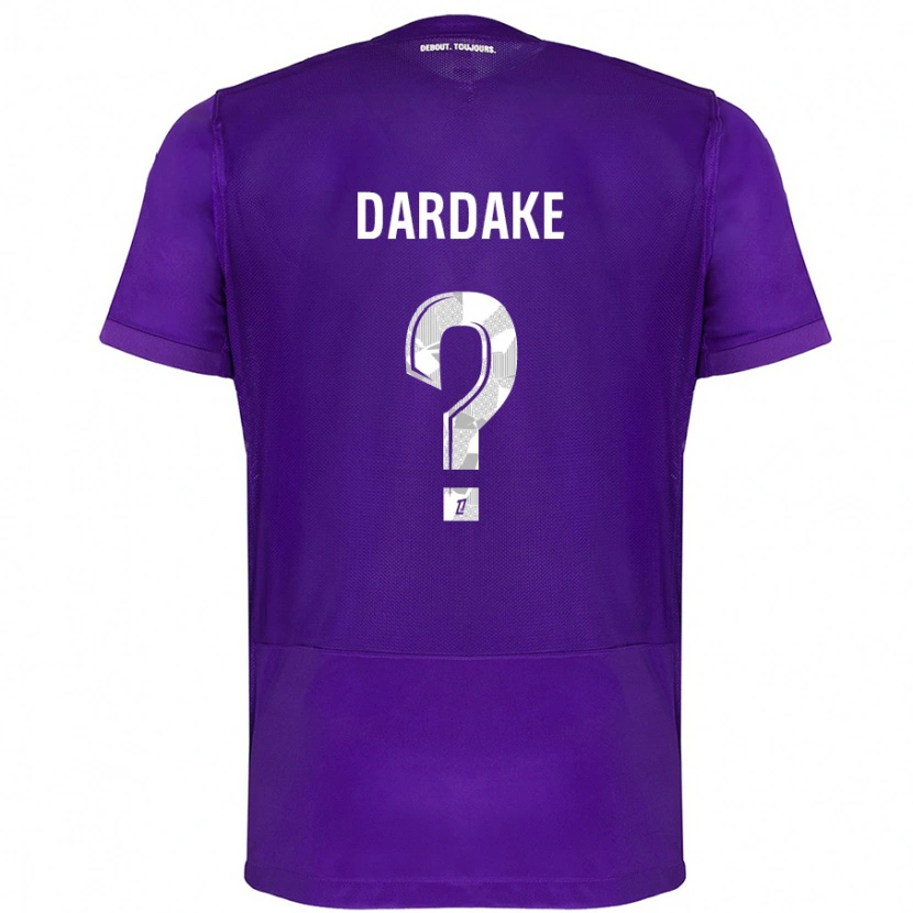 DanxenメンズWassim Dardake#0紫 白ホームシャツ2024/25ジャージーユニフォーム