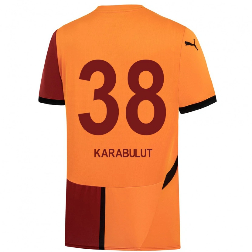 DanxenメンズArzu Karabulut#38黄 赤ホームシャツ2024/25ジャージーユニフォーム
