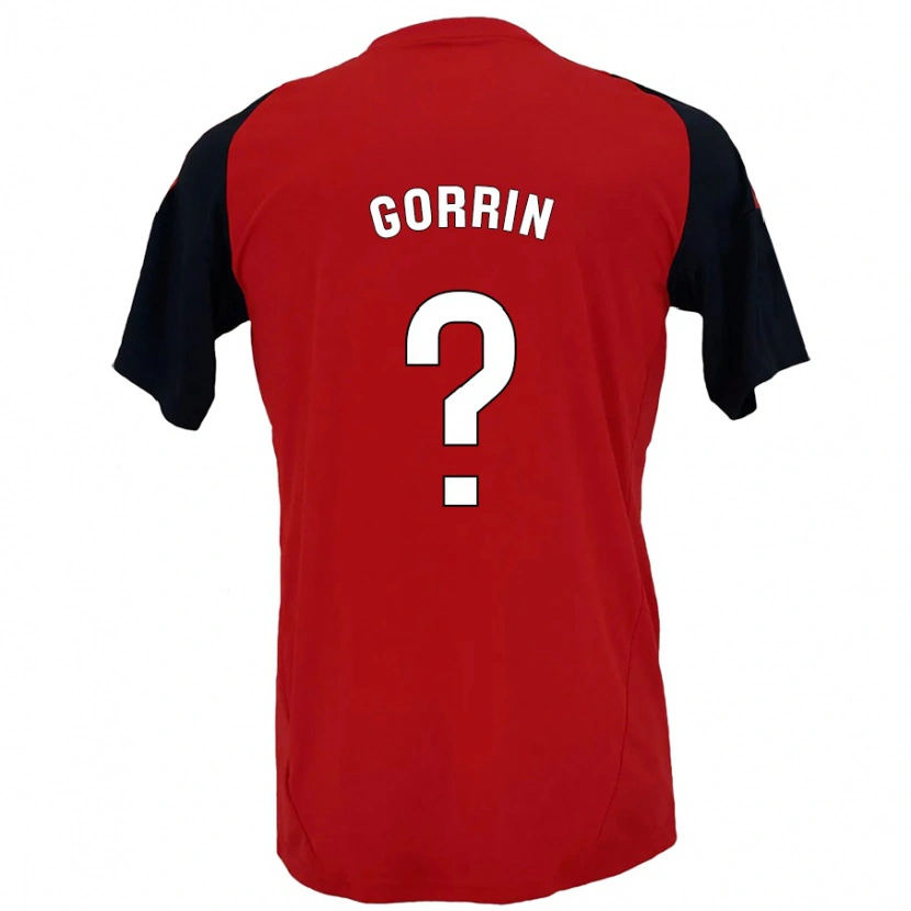 DanxenメンズAle Gorrin#0赤黒ホームシャツ2024/25ジャージーユニフォーム