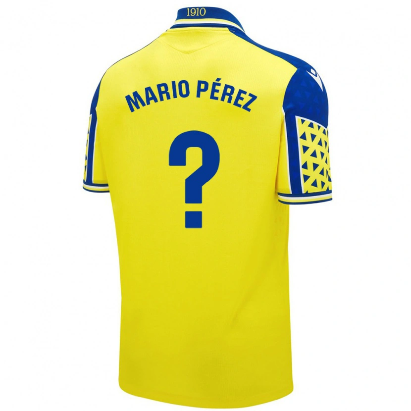 DanxenメンズMario Pérez#0黄 青ホームシャツ2024/25ジャージーユニフォーム
