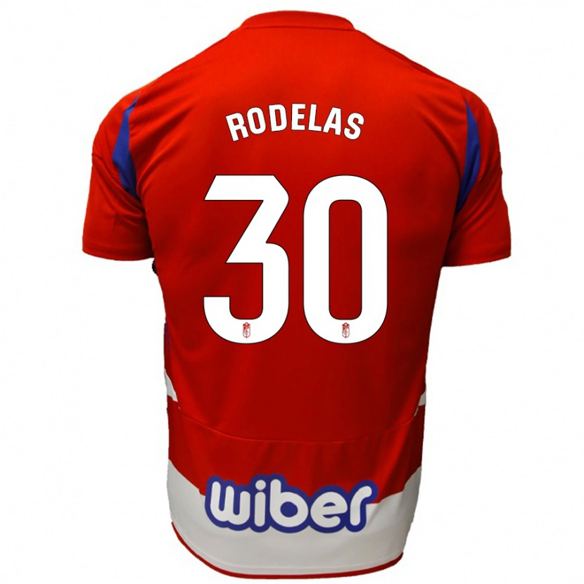 DanxenメンズSergio Rodelas#30赤 白 青ホームシャツ2024/25ジャージーユニフォーム