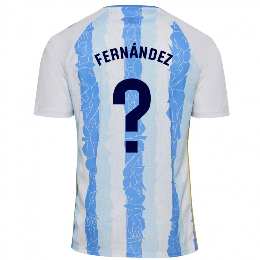 DanxenメンズJosé Fernández#0ホワイト ブルーホームシャツ2024/25ジャージーユニフォーム