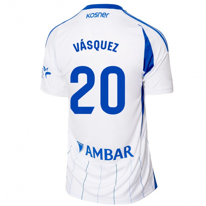 DanxenメンズJosé Vásquez#20赤 白ホームシャツ2024/25ジャージーユニフォーム