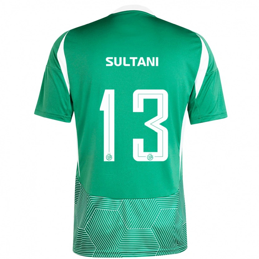 DanxenメンズTomás Sultani#13緑 白ホームシャツ2024/25ジャージーユニフォーム