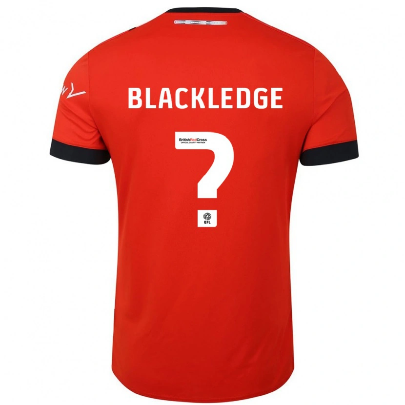 DanxenメンズHenry Blackledge#0オレンジ ブラックホームシャツ2024/25ジャージーユニフォーム