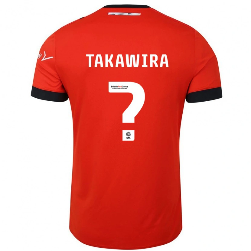 DanxenメンズMatthew Takawira#0オレンジ ブラックホームシャツ2024/25ジャージーユニフォーム