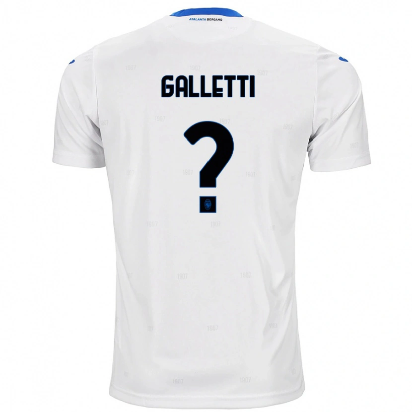 DanxenメンズElia Galletti#0白アウェイシャツ2024/25ジャージーユニフォーム