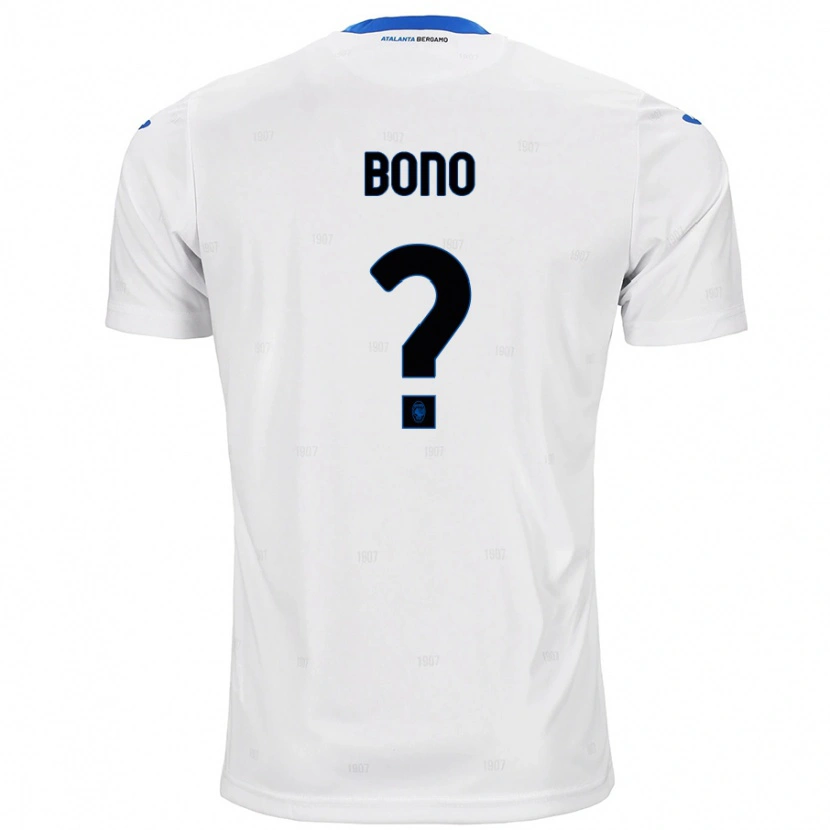 DanxenメンズDavide Bono#0白アウェイシャツ2024/25ジャージーユニフォーム