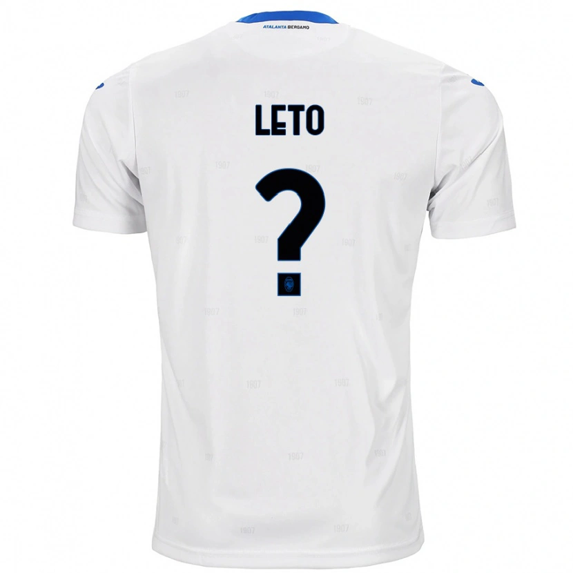 DanxenメンズManuel Leto#0白アウェイシャツ2024/25ジャージーユニフォーム