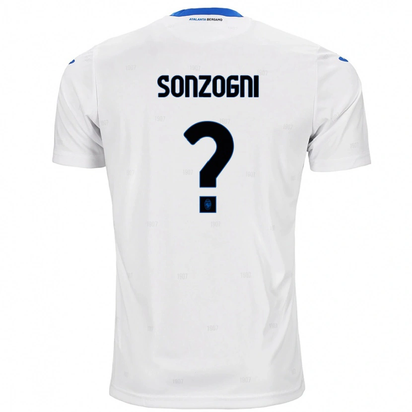 DanxenメンズMattia Sonzogni#0白アウェイシャツ2024/25ジャージーユニフォーム