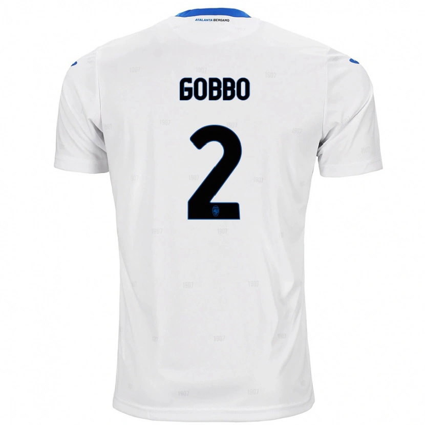 DanxenメンズLuca Gobbo#2白アウェイシャツ2024/25ジャージーユニフォーム