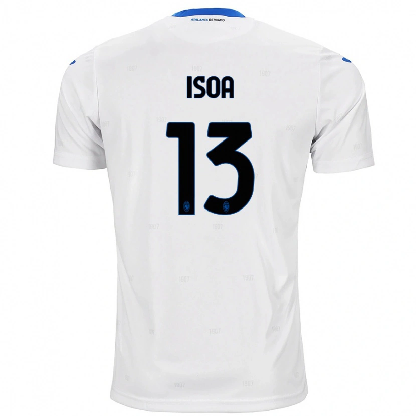 DanxenメンズIsaac Isoa#13白アウェイシャツ2024/25ジャージーユニフォーム