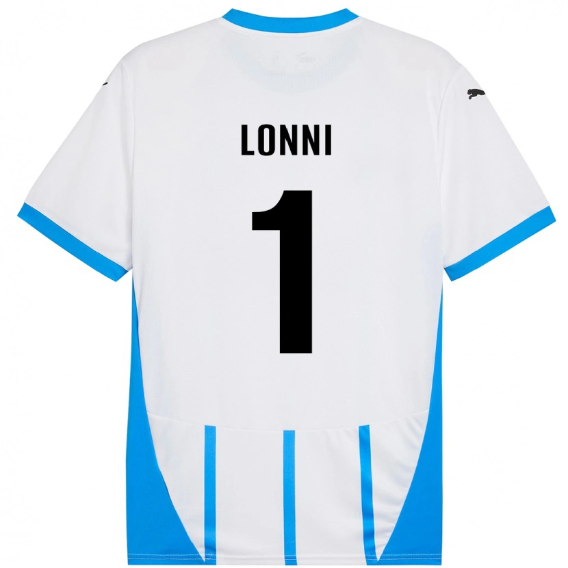 DanxenメンズLia Lonni#1ホワイト ブルーアウェイシャツ2024/25ジャージーユニフォーム