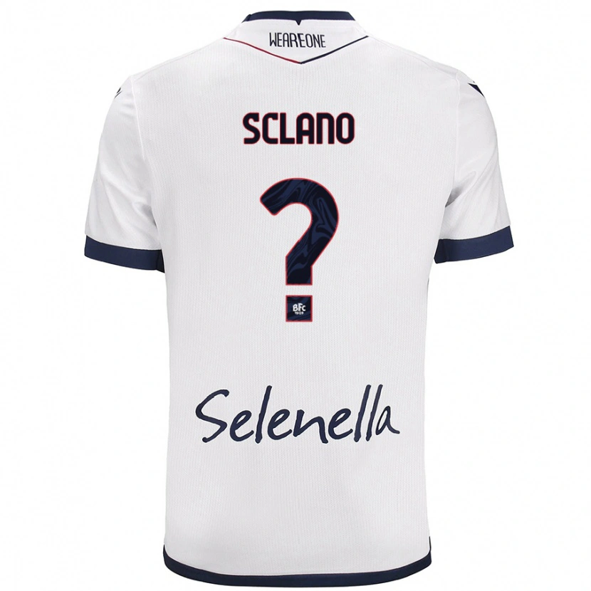 DanxenメンズSaymon Sclano#0ホワイト ロイヤルブルーアウェイシャツ2024/25ジャージーユニフォーム
