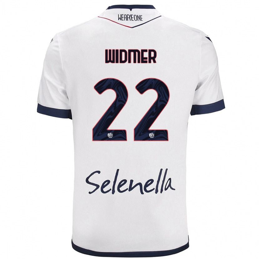 DanxenメンズRenato Widmer D’autilia#22ホワイト ロイヤルブルーアウェイシャツ2024/25ジャージーユニフォーム