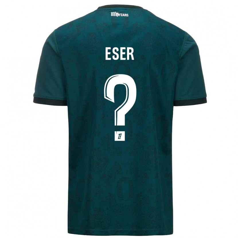 DanxenメンズAllan Eser#0ダークグリーンアウェイシャツ2024/25ジャージーユニフォーム