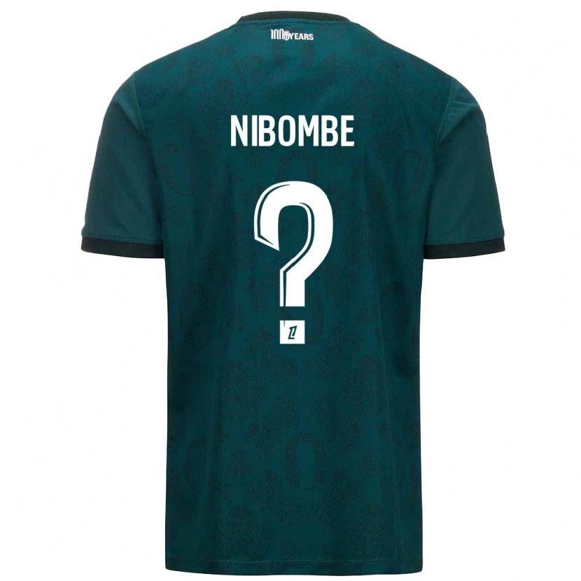 DanxenメンズSamuel Nibombe#0ダークグリーンアウェイシャツ2024/25ジャージーユニフォーム