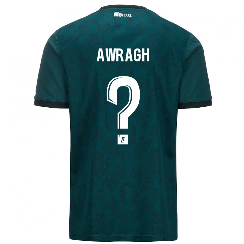 DanxenメンズSoufian Awragh#0ダークグリーンアウェイシャツ2024/25ジャージーユニフォーム