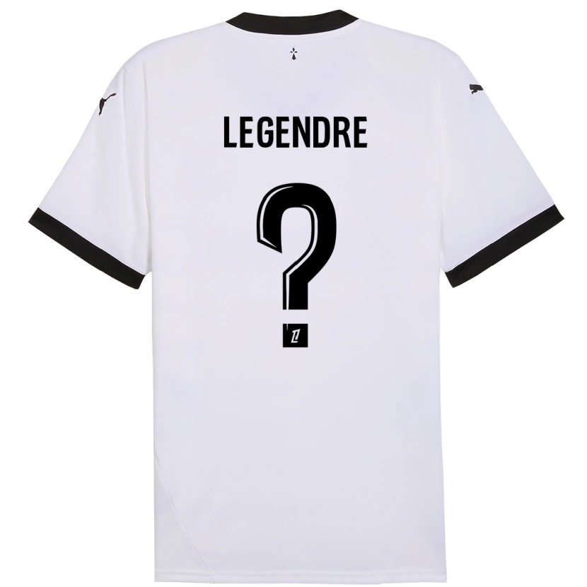 DanxenメンズElias Legendre Quiñonez#0白 黒アウェイシャツ2024/25ジャージーユニフォーム