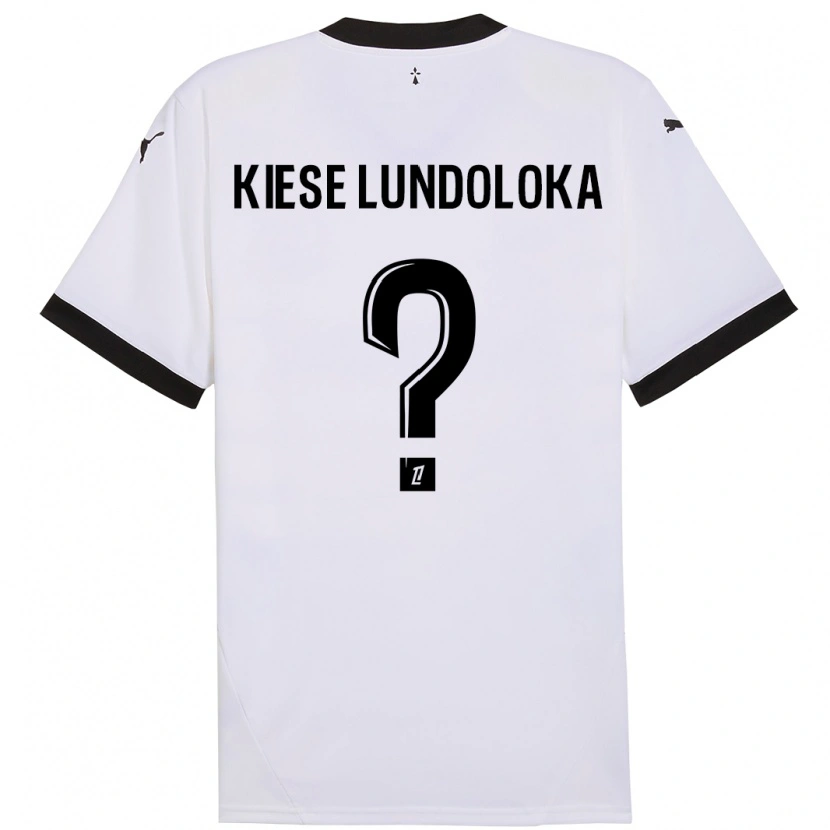 DanxenメンズJeanslor Kiese Lundoloka#0白 黒アウェイシャツ2024/25ジャージーユニフォーム