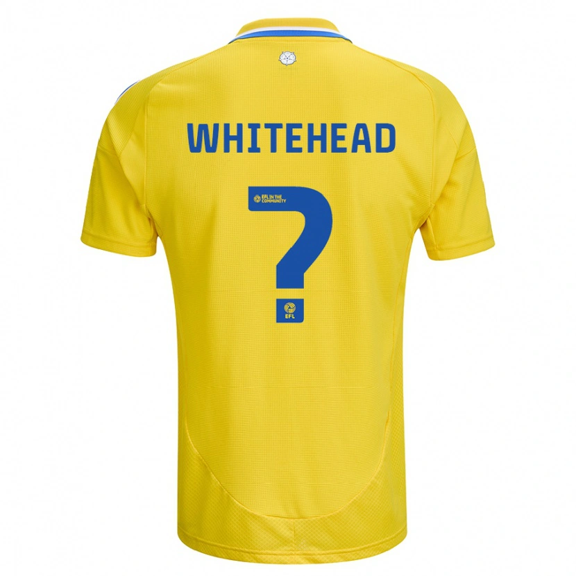 DanxenメンズLouie Whitehead#0黄 青アウェイシャツ2024/25ジャージーユニフォーム