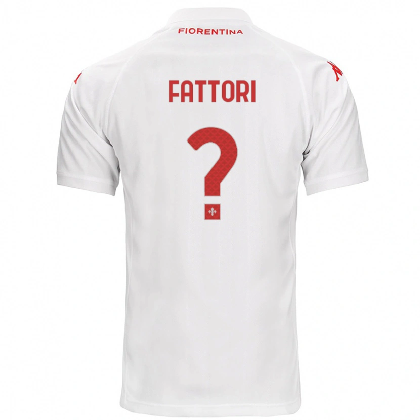 DanxenメンズFilippo Fattori#0白アウェイシャツ2024/25ジャージーユニフォーム