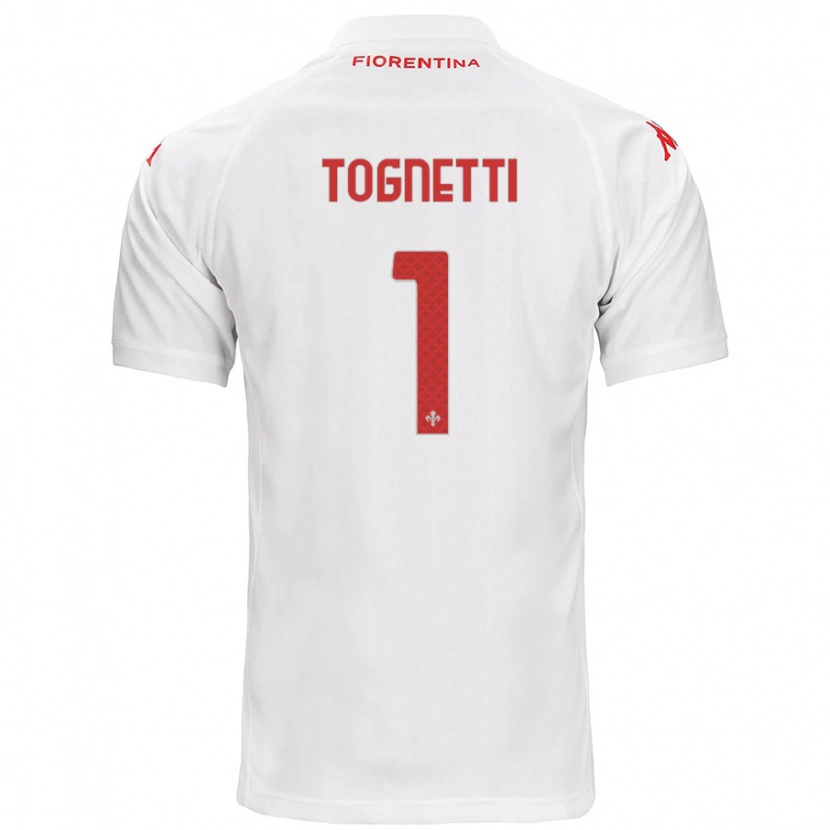DanxenメンズLaerte Tognetti#1白アウェイシャツ2024/25ジャージーユニフォーム