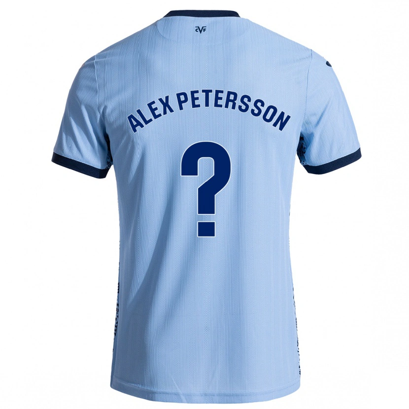 DanxenメンズMax Alex Petersson#0スカイブルーアウェイシャツ2024/25ジャージーユニフォーム
