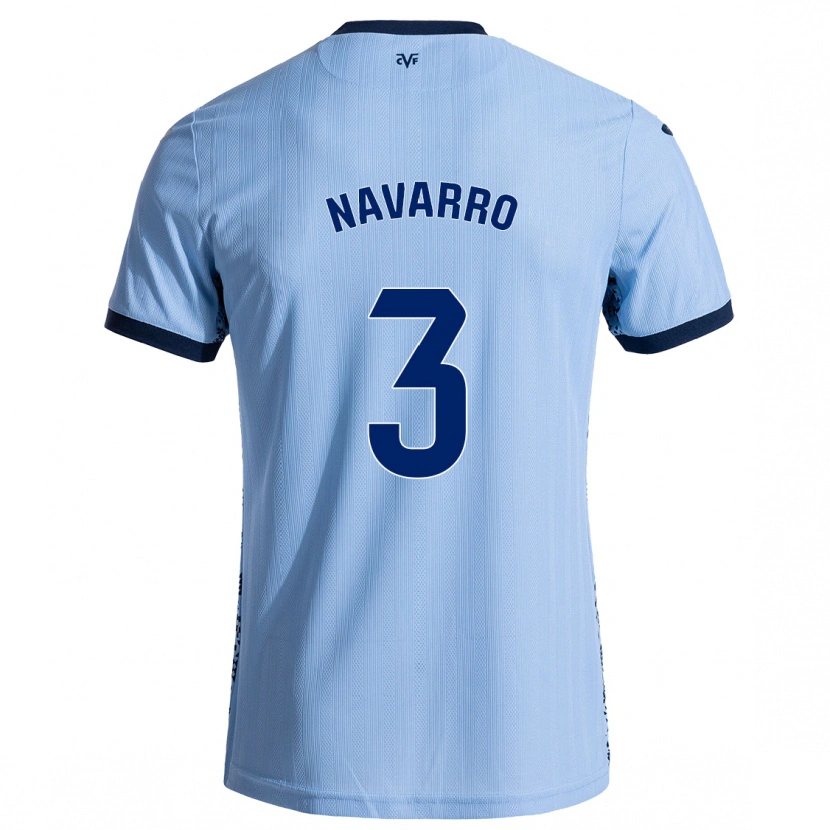 DanxenメンズPablo Navarro#3スカイブルーアウェイシャツ2024/25ジャージーユニフォーム